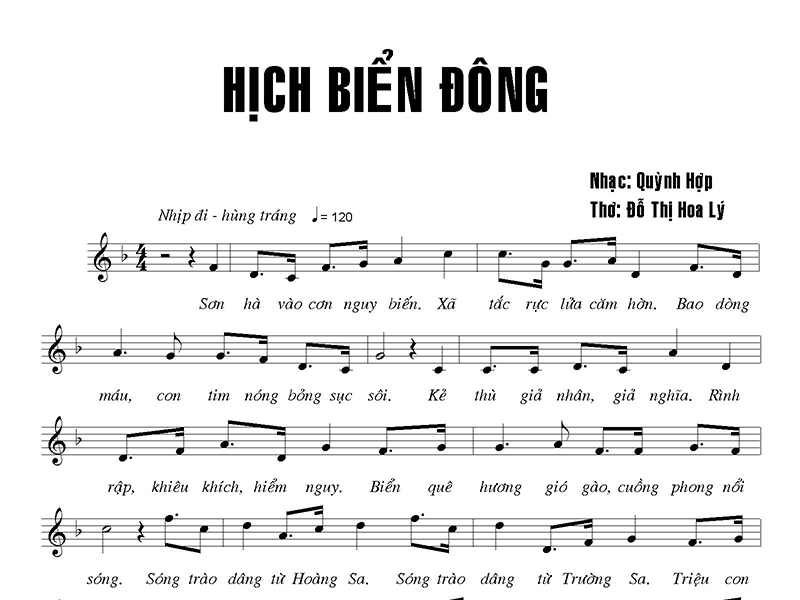 Hịch biển Đông